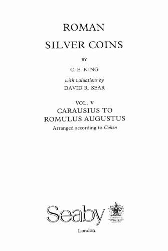 Roman Silver Coins V. Carausius to Romulus Augustus