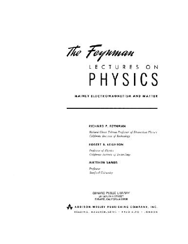 Lectures on physics