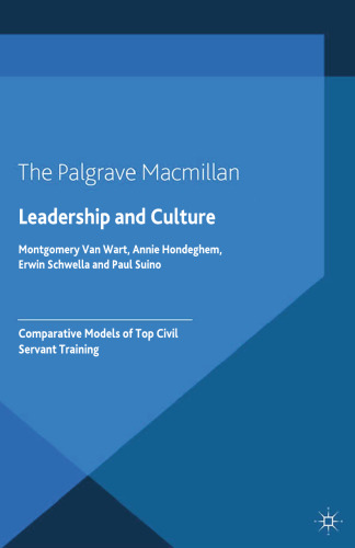 Leadership and Culture: Comparative Models of Top Civil Servant Training