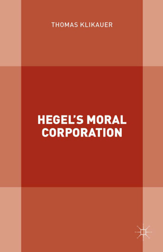 Hegel’s Moral Corporation