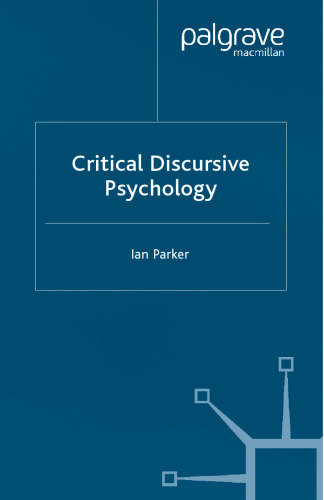 Critical Discursive Psychology