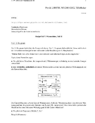 Physik I (neu). 7. Waermelehre, 2