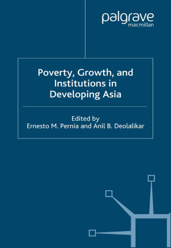 Poverty, Growth, and Institutions in Developing Asia