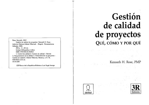 Gestión de calidad de proyectos. Qué, cómo y por qué