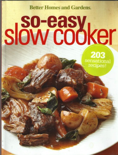 Better Homes and Gardens so-easy slow cooker