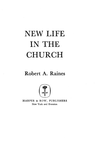 New life in the church