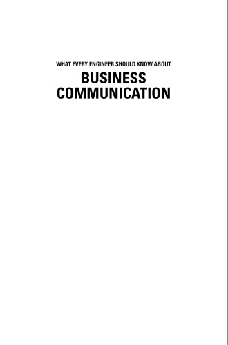 What every engineer should know about business communication