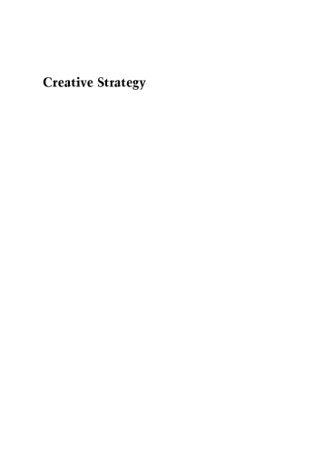 Creative strategy : reconnecting business and innovation