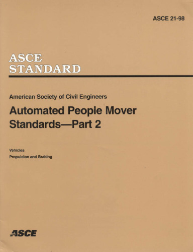 Automated People Mover Standards Pt. 1