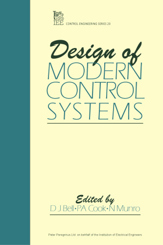 Design of modern control systems