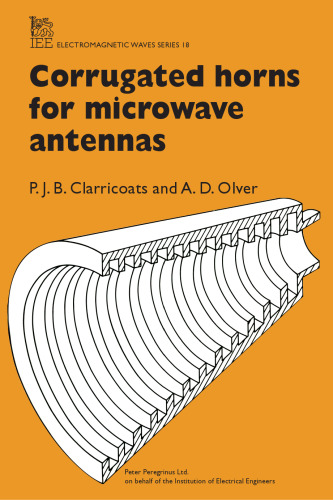 Corrugated horns for microwave antennas