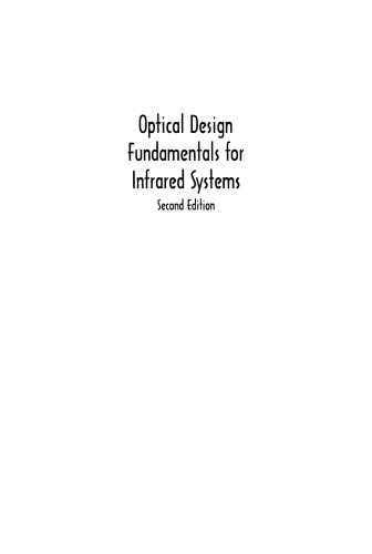 Optical design fundamentals for infrared systems