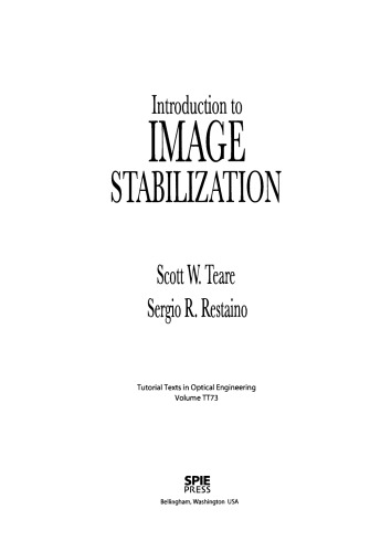 Introduction to image stabilization