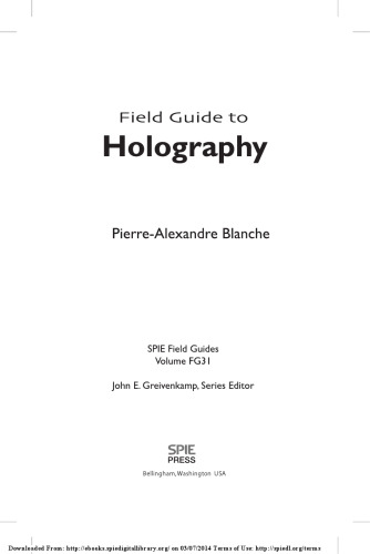 Field guide to holography