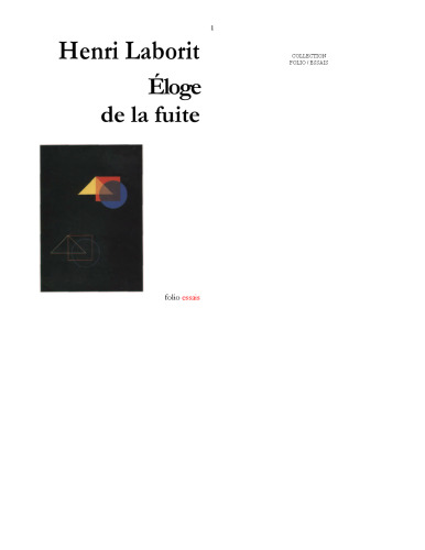 Éloge de la fuite