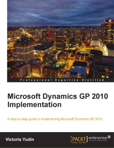 Microsoft Dynamics GP 2010 Implementation