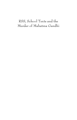 RSS, School Texts and the Murder of Mahatma Gandhi