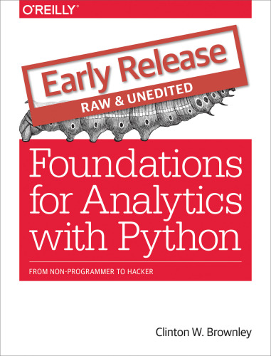 Foundations for Analytics with Python