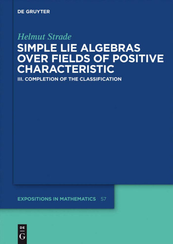 Simple Lie Algebras over Fields of Positive Characteristic III. Completion of the Classification