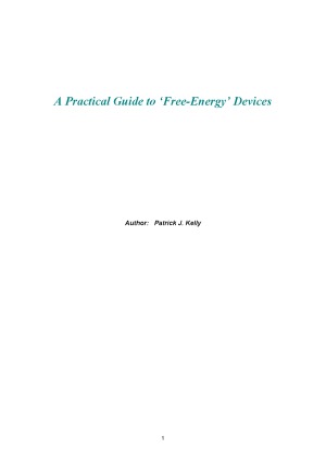 A Practical Guide to Free Energy Devices