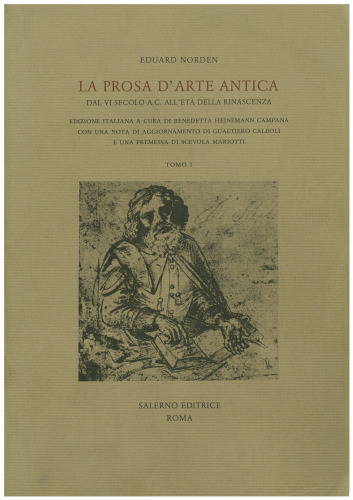 La prosa d’arte antica. Dal VI secolo a.C. all’età della Rinascenza