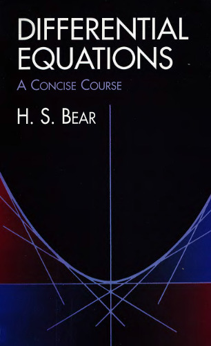 Differential Equations: A Concise Course