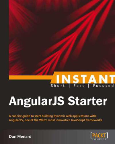 Instant AngularJS Starter