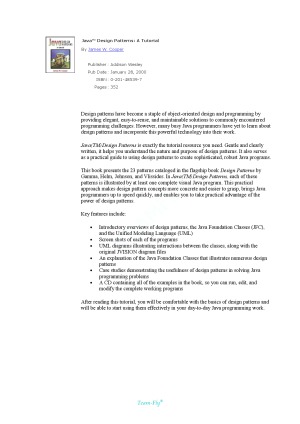 Java Design Patterns  A Tutorial