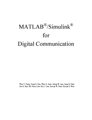 MATLAB/Simulink for digital communication