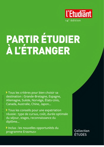 Partir étudier à l’étranger