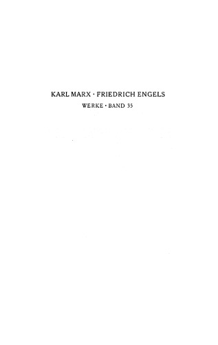 Marx-Engels-Werke (MEW) - Band 35 (Briefwechsel Marx und Engels Jan 1881 - Mar 1883)