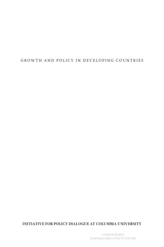 Growth and Policy in Developing Countries: A Structuralist Approach