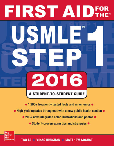 First Aid for the Usmle Step 1, 2016