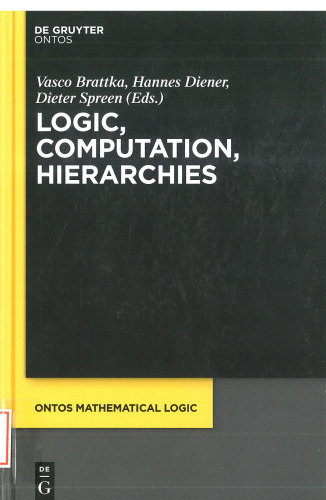 Logic, Computation, Hierarchies