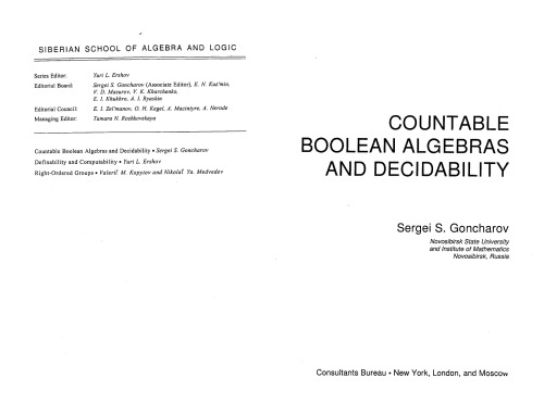 Countable Boolean Algebras and Decidability