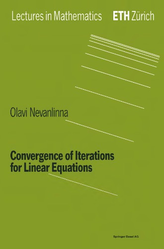 Convergence of iterations for linear equations