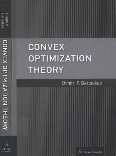 Convex optimization theory