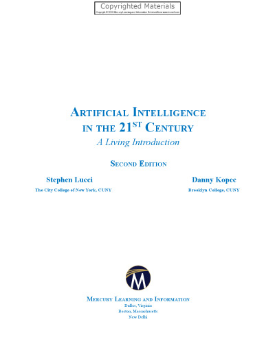 Artificial intelligence in the 21st century : a living introduction