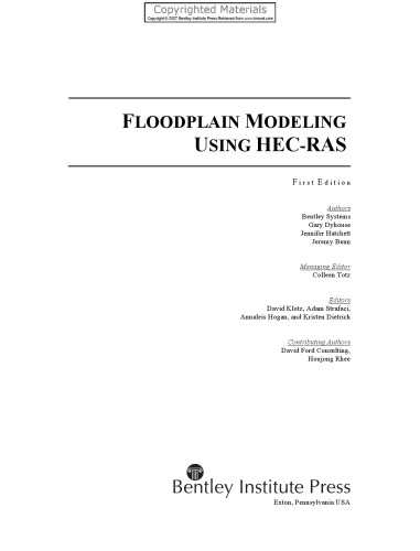 Floodplain modeling using HEC-RAS