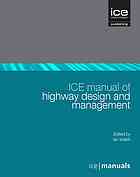 ICE manual of highway design and management