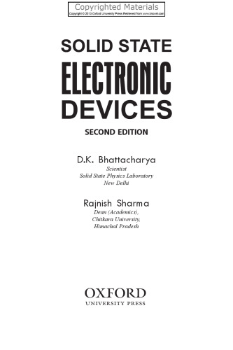 Solid state electronic devices