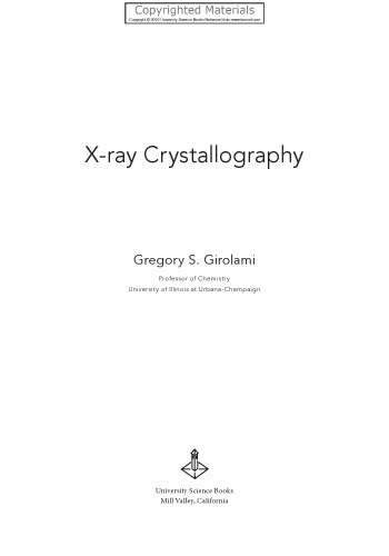 X-ray crystallography