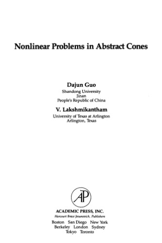 Nonlinear problems in abstract cones