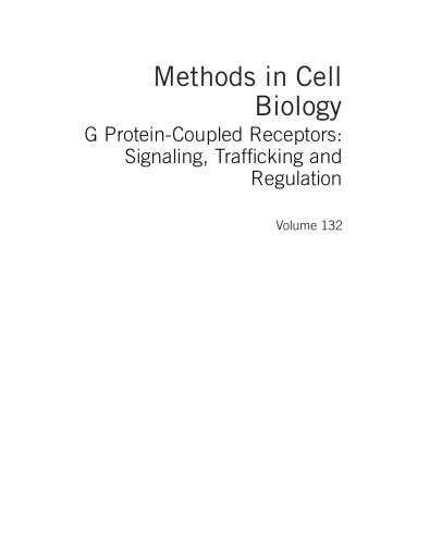 G protein-coupled receptors : signaling, trafficking and regulation