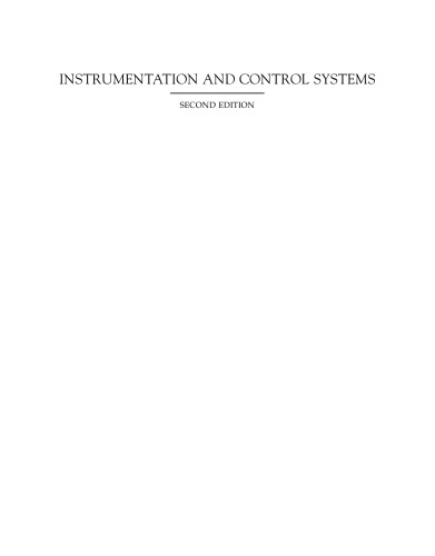 Instrumentation and Control Systems, Second Edition