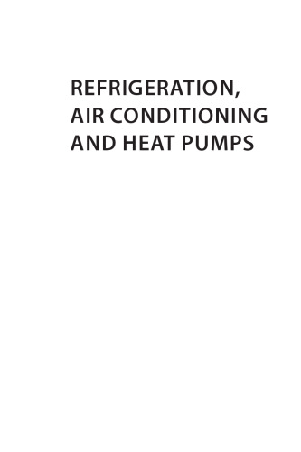 Refrigeration, Air Conditioning and Heat Pumps, Fifth Edition