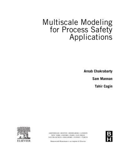 Multiscale Modeling for Process Safety Applications