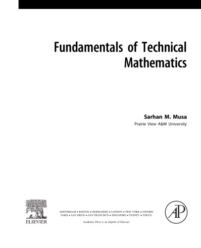 Fundamentals of Technical Mathematics