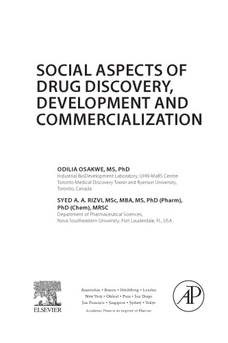 Social Aspects of Drug Discovery, Development and Commercialization