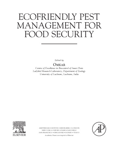 Ecofriendly Pest Management for Food Security